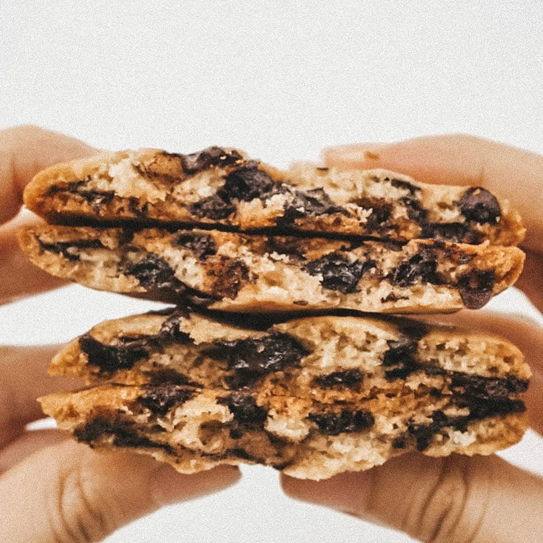 POV close up cookies